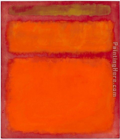 Mark Rothko Orange Red Yellow 1961